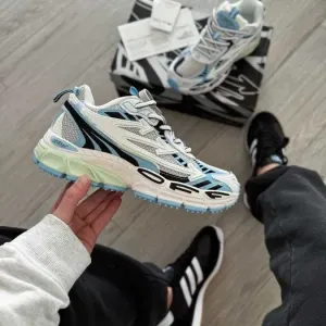 Кросівки Off-White Be Right White/Blue premium | Кроссовки жіночі чоловічі
