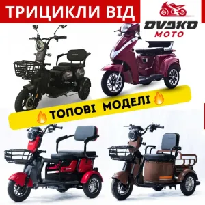 Електро Трицикли Crosser TR1 / Fada Oldi / Forte Family - Forte Cargo 3