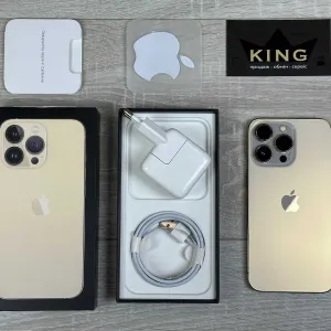 Apple iPhone 13 Pro - 128GB - Gold Neverlock 100% АКУМУЛЯТОР №551