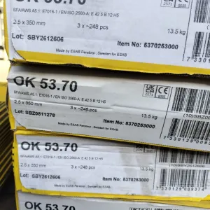 Сварочные электроды ESAB ОК 53.70 ф3,2 и 2.5мм (Оптом)