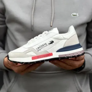 Кросівки Lacoste Elite Active T White/Grey premium | Кроссовки чоловічі