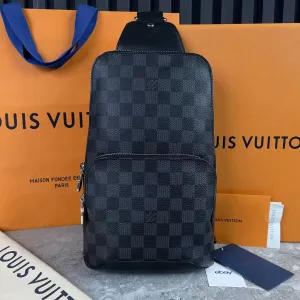 Louis Vuitton Avenue Slingbag Damier Чоловічий Слінг рюкзак шкіра оригінал