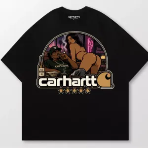 Футболки Carhartt GTA Logo унисеки черные кархарт ГТА Новинка отличное качество
