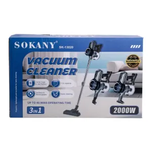 Акумуляторний вертикальний пилосос Sokany SK-13020 3в1 2000w