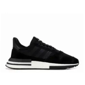 Мужские кроссовки Adidas ZX 500 RM Black/White Premium. 41-45