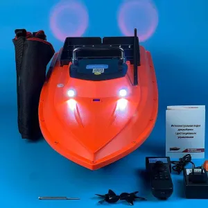 Карповый Короповий кораблик  для рыбалки D80B  GPS  99 точок 12V 46800 mAh Прикормочный  для риболовлі Рибацький