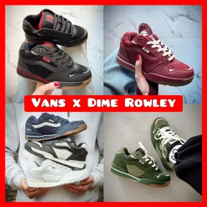 ВСІ КОЛЬОРИ ‼️ Кросівки VANS Dime x Rowley / 36-46 / Унісекс, ПРЕМІУМ