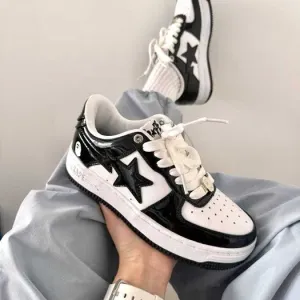 Кросівки A Bathing Ape Bape Sta M2 Black/White premium | Кроссовки жіночі чоловічі