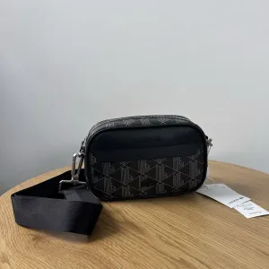 Сумка чоловіча Lacoste  Оригінал Reporter Bag Black/Grey NH3650LX.H45