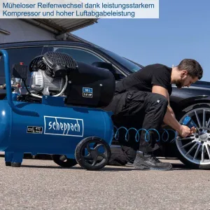 Компресор стисненого повітря Scheppach HC52DC двоциліндровий на 50л