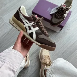 Кросівки Asics Onitsuka Tiger Ultimate 81 Brown-Cream premium | Кроссовки Асикс чоловічі жіночі
