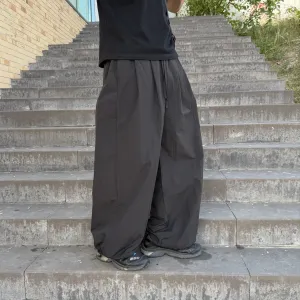 Широкі нейлонові штани парашути jaded type  parachute pants baggy беггі чорні нейлонові штани avantgarde gorpcore outdoor джейдед парашути горпкор