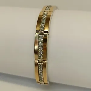 Серебряный Браслет с Золотыми Вставками  / Срібний Браслет з  Золотими вставками