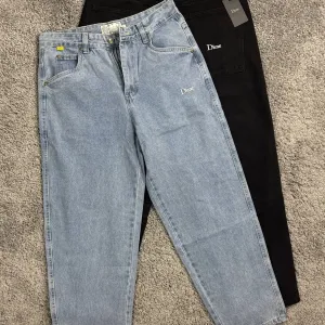 Джинси Dime baggy jeans чоловічі широкі спортивні штани Дайм чорні світлі джинси | Джинсы Дайм мужские черные широкие спортивные штаны Dime Baggy