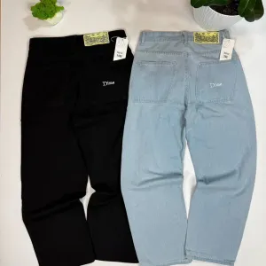 Джинси Dime чоловічі | Dime Jeans | Чорні / Блакитні |S–XL | Джинси Дайм прямі універсальні чоловічі/жіночі
