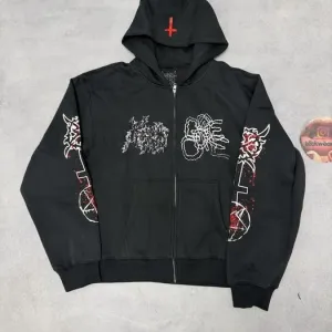 зип худи Ken Carson Agreat Chaos M L Vetements balenciaga