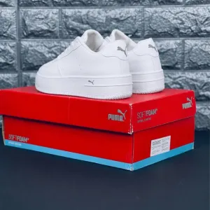 Кроссовки Puma SoftFoam женские красовки осень Натуральная кожа ! Повседневные женськие красовки пума Пума на осень Пума не дорого Пума женские