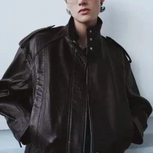 Шкіряна куртка Zara