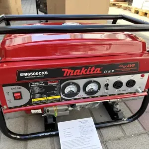 Генератор MAKITA 6.5 кВт бензиновий з РУЧНИМ стартером 6квт макіта на бензині електростанція