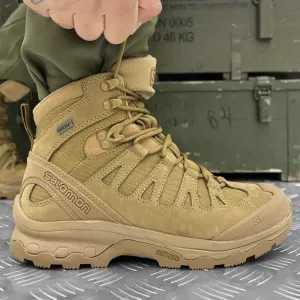 Ботинки Salomon Quest 4D GTX Forces 2 Coyote | Тактические берцы