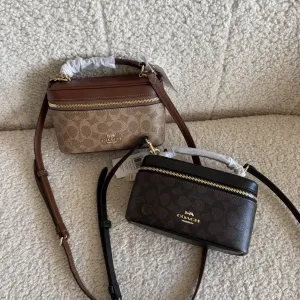 Сумка Coach Rainer Crossbody коричнева/ бежева