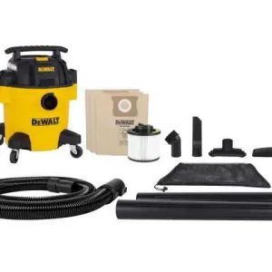 DeWALT DXV20PTA Пилосос мережевий 1050Вт з розеткою на 220v сухе\вологе прибирання