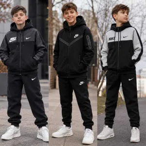 Теплий костюм на флісі для хлопчика Найк 140-164 Nike Туреччина Nike