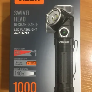 Портативний світлодіодний ліхтарик VIDEX VLF-A232R