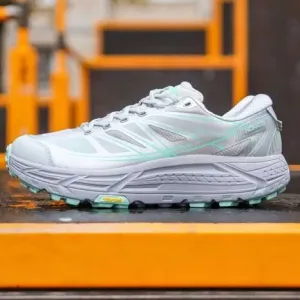 Кросівки Hoka Mafate Speed 2 Gore-Tex White/Green premium | Кроссовки чоловічі