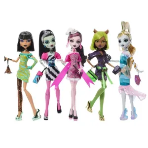 Dawn of the dance Creeproduction Monster high монстер хай Дракулаура Лора Лагуна Френкі Клодін Клео Skullector репродукція розквіт світанок танцю