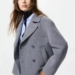 Вовняне коротке пальто UNIQLO