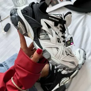 Кроссовки Balenciaga Track 2.0 White/Black (Люкс якість) | Кроссовки жіночі чоловічі