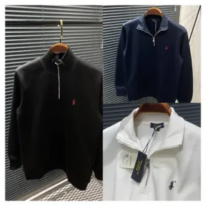 Чоловіча 1/3 zip кофта полузамок зіп Polo Ralph Lauren / поло ральф зіп old money