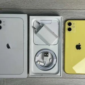 Apple iPhone 11 - 64GB - Yellow Neverlock 100% АКУМУЛЯТОР