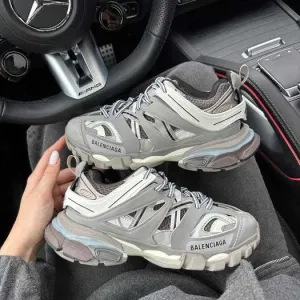 Кросівки Balenciaga Track 3.0 Grey/Grey Premium | Кроссовки жіночі чоловічі