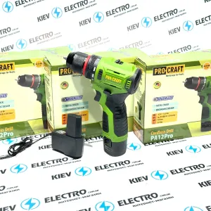 Шуруповерт Procraft PA12Pro (1 акб) Бесщеточный СУПЕР ЦЕНА !!