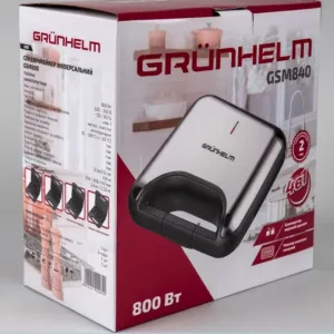 Вафельница,Сендвичмейкер,Мультимейкер Grunhelm GSM840 4 в 1