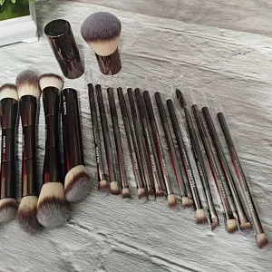 Професійні пензлі для макіяжу набір 20 шт MAANGE із сумкою для зберігання