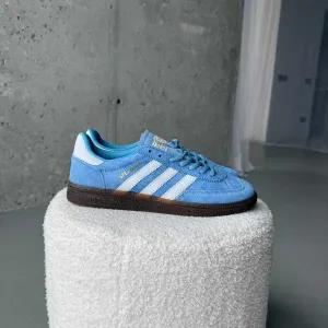 Кросівки Adidas Spezial Handball Blue White premium u2 | Кроссовки Адидас чоловічі жіночі