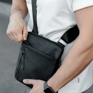 РОЗПРОДАЖ чоловіча сумка  мужская сумка барсетка мессенджер клатч барсетка через плечо классика с натуральной кожи натуральна шкіра