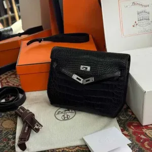 Сумка Hermes плечевая сумка Эрмес мессенджер натуральная кожа Ерме мужская сумка c950