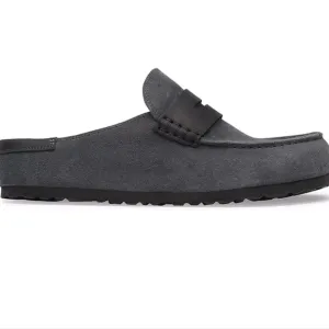 Birkenstock Шльопанці мюлі замшеві Naples Wrapped double stitch Mixed Leather