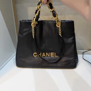 Сумка Chanel 40 см довжина з натуральної шкіри шанель кожа