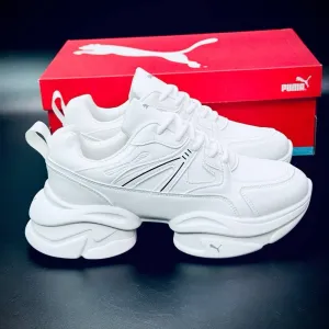 кросовки пума • Puma новинка • жіночі кросівки пума • незвичний дизайн • літні красовки Puma • шкіра • легкі білі кросовки