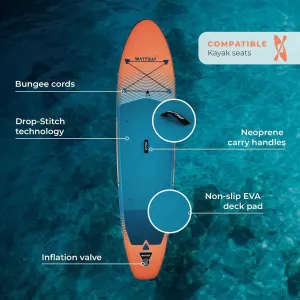 SUP WattSUP F11 Франція борд board доска дошка каяк САП суп надувна SUP дошка 2 шари слоя доска надувна Stand Up Paddle board борд SUB SAP надувная