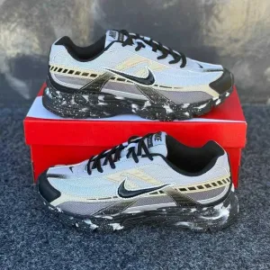 (БЕЗ ПЕРЕДОПЛАТИ) Nike Initiator Custom Grey Black Beige найк інітіейтор кастом сірі бежеві чорні кросівки сітка