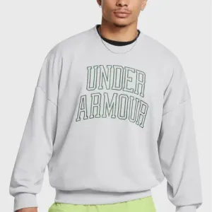Under Armour чоловічий світло-сірий світшот ua icon hwt terry os crew