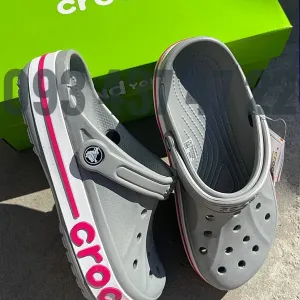 Crocs Clog Bayaband Clog Крокси Сабо Жіночі Сірі Лаванда Блакитн