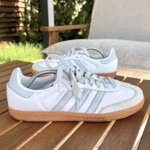 Жіночі кросівки Adidas Samba OG White/Grey (IE0877) — Розмір 38.5 (24 см / US 7) Original