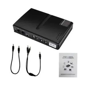 Міні ДБЖ для роутера та ONU терміналу Mini UPS DC1018L 18W + 4 оригінальні акумулятори
